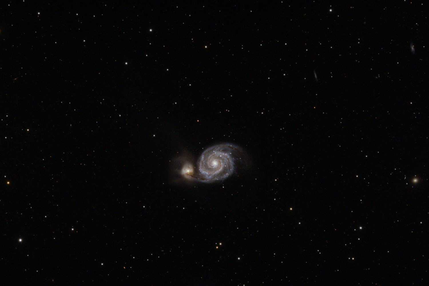 Arp 85, The Whirlpool Galaxy