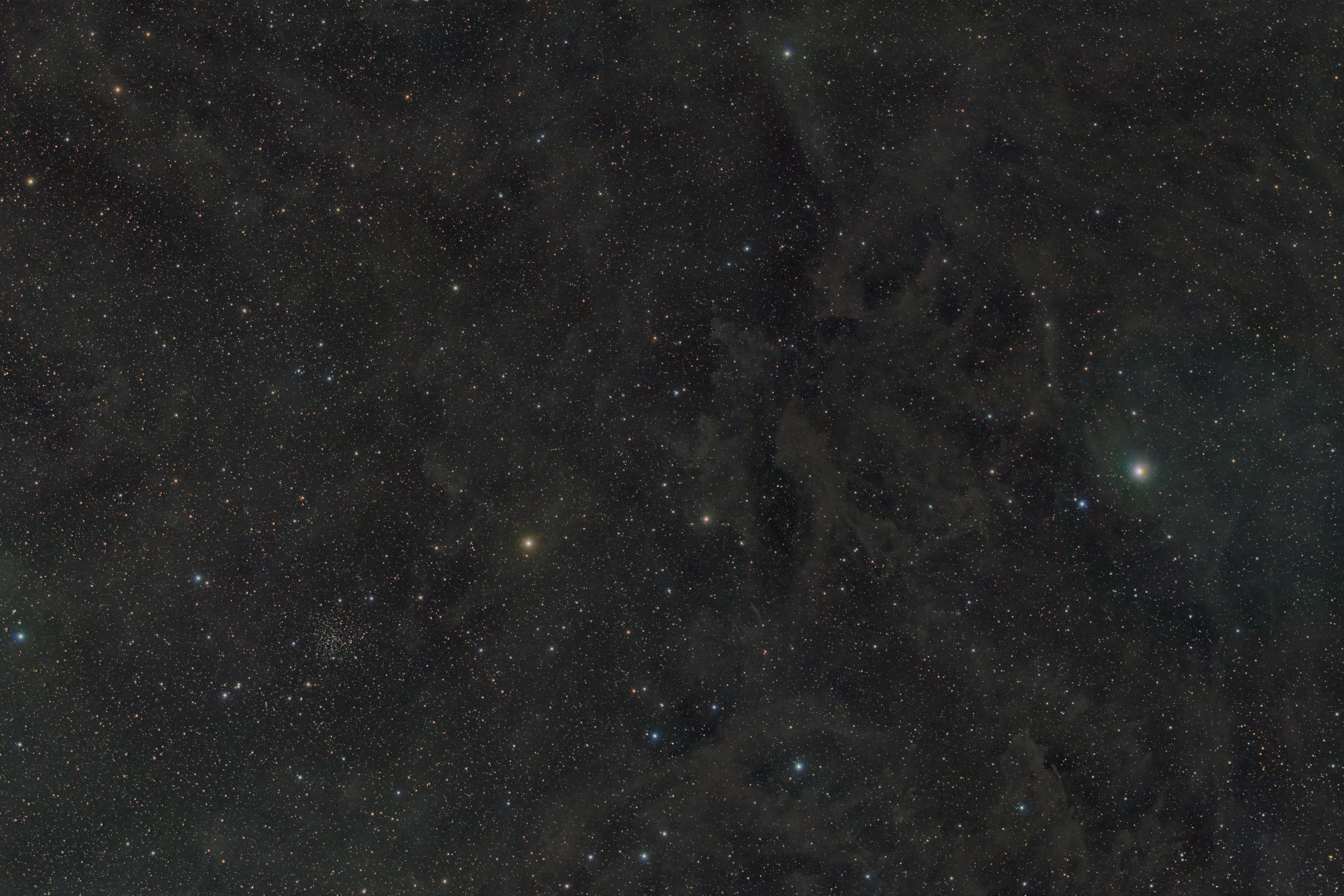 NGC 188 and IFN in Cepheus