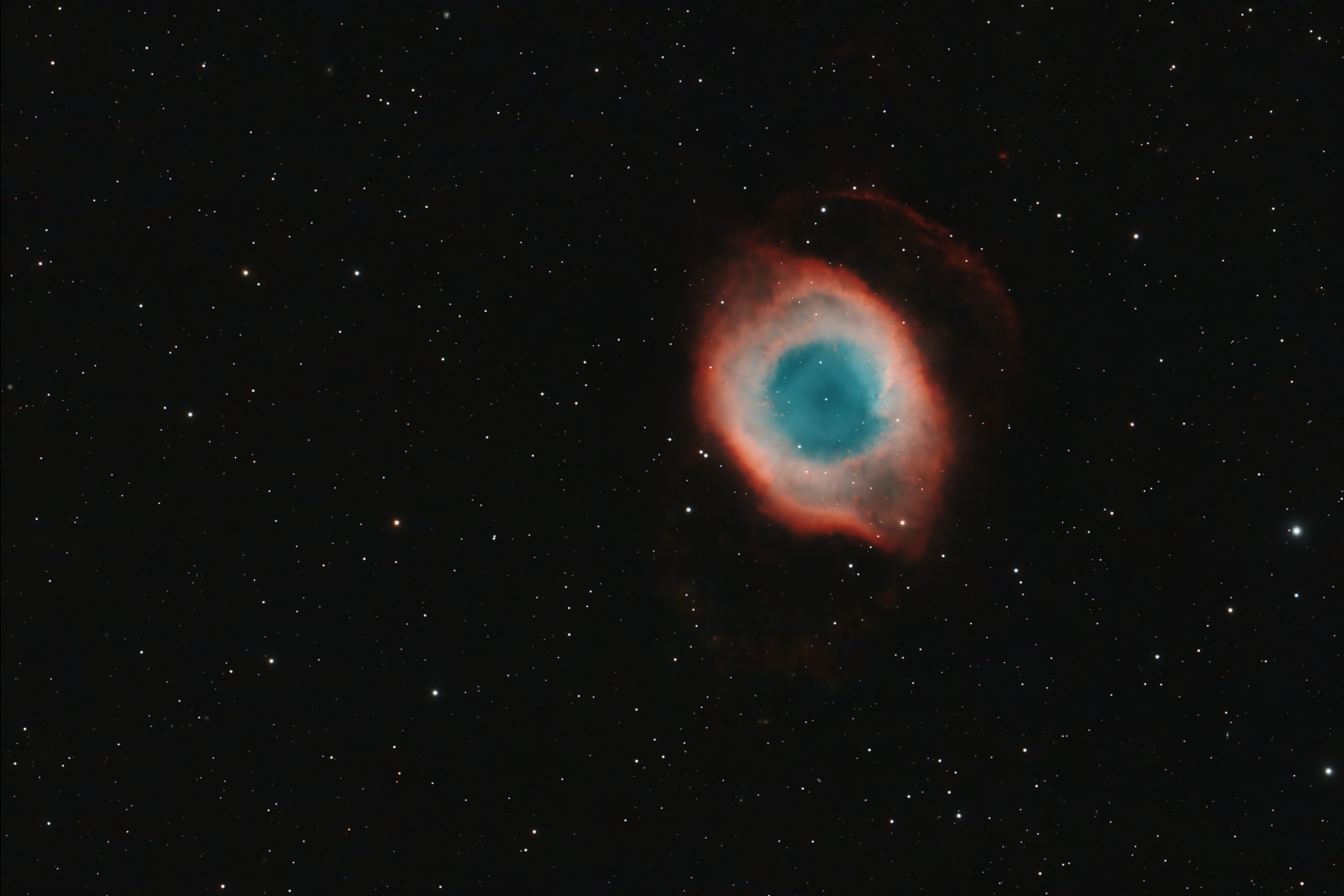 NGC 7293 in Aquarius, the Helix Nebula